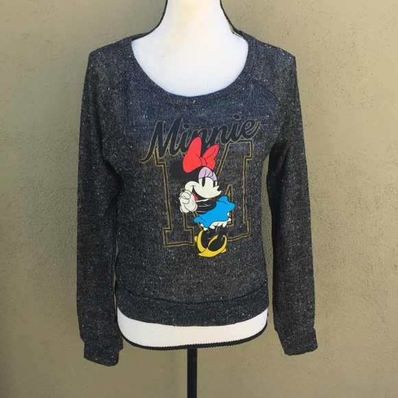 Sweaters - Disney Minnie gray sweater size M